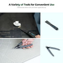 CREALITY 3D PRINTER TOOL KIT 74PCS 3D PRINTING TOOL WRAP KIT ASSEMBLY - BLACK - Like New