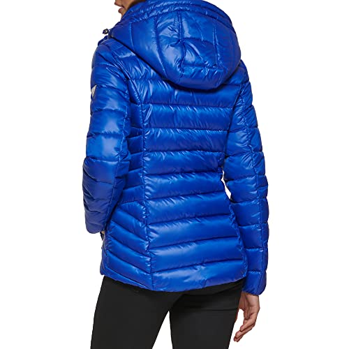GUESS Women's Midweight Puffer Jacket WOMEN M INDIGO 22QMP130 - Brand New