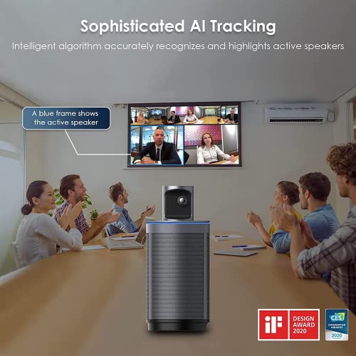 NexiGo Meeting 360 8K Captured AI-Powered Framing & Speaker Tracking - Black - Like New