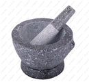 M.V. TRADING STONE GRANITE MORTAR AND PESTLE, 7 IN, 2+ CUP CAPACITY - GRANITE - Like New