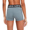 CZ9857-084 NIKE WOMEN PRO 365 3IN SHORTS GRAY/BLACK SIZE S - Brand New