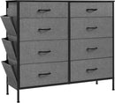 SONGMICS CHEST OF DRAWERS BEDROOM 8 FABRIC DRAWERS 35 X 107 X - Scratch & Dent