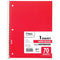 MEAD SPIRAL NOTEBOOK, 1 SUBJECT, WIDE RULED PAPER, 70 SHEETS, 05510AB5 - RED - Brand New