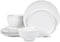 Stone Lain Blair Bone China 12 Piece Dinnerware Set - White - Like New
