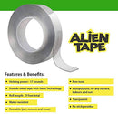 Bell Howell Alien Tape Nano Double Sided Tape 7ft 3 Pack 21ft 7156MO - Clear - Like New