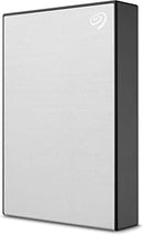 Seagate STKC5000401 One Touch 5TB External Hard Drive HDD - Silver - Like New