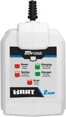 HART 20-VOLT 2.0 AMP FAST CHARGER BATTERY NOT INCLUDED CGH001 - WHITE/BLACK - Like New