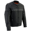 Milwaukee Men's Scooter Jacket Leather Accent Black M - Brand New