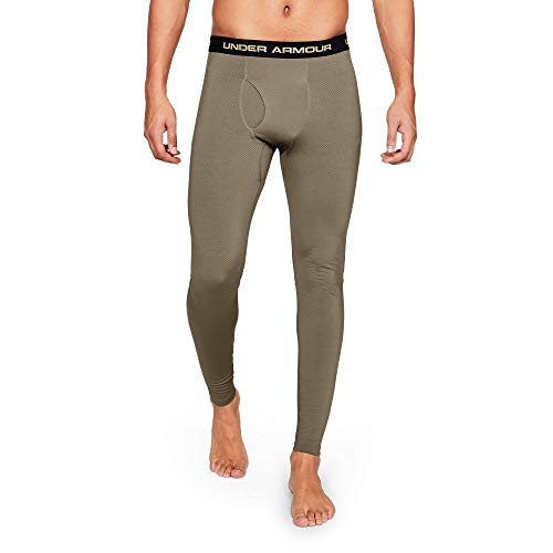 UNDER ARMOUR COLDGEAR REACTOR LEGGINGS MEN S FEDERAL TAN فنا فيدرال تان S - Brand New