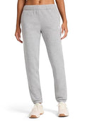 REEBOK WOMEN'S STANDARD FIT SWEATPANT BROAD-AIRE WOMEN L GRAY HEATHER - Brand New