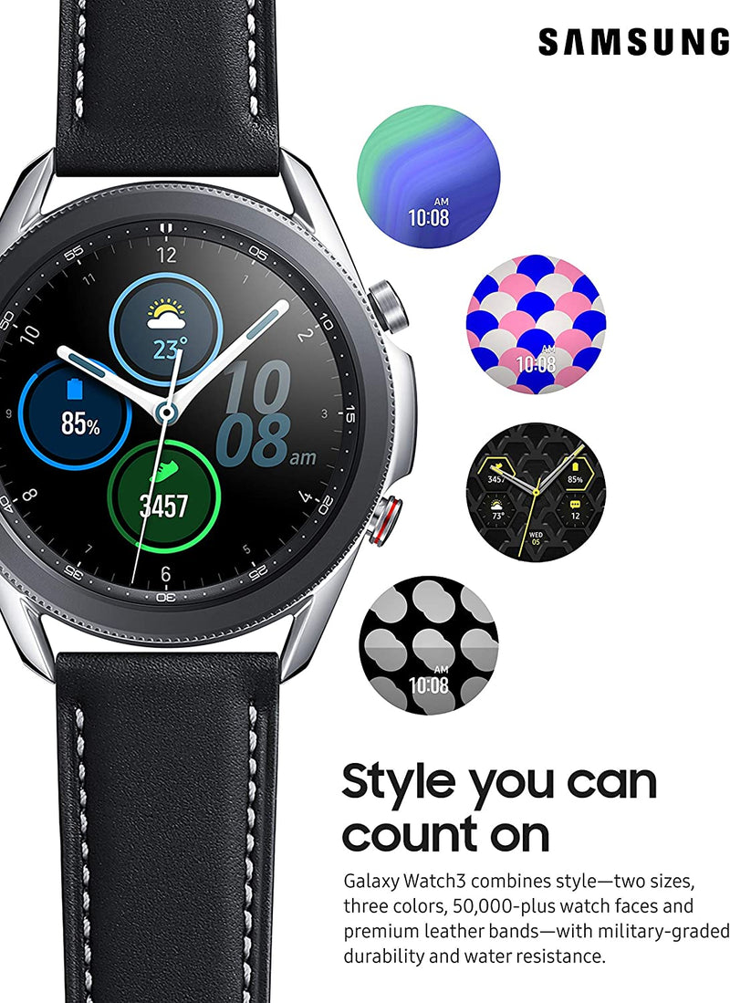Samsung Galaxy Watch 3 LTE 41mm - Mystic Silver SM-R855UZSAXAR - Like New