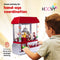 Hoovy Claw Toy Grabber Mini Arcade Machine with Lights and Sound - Red/Silver - Like New