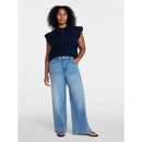 TIME & TRU TIME AND TRU WOMEN'S WIDE LEG JEANS, 31" INSEAM SIZE 10 - MEDIUM WASH - Brand New