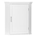 RIVERRIDGE SOMERSET CORNER BATHROOM CABINET WITH ADJUSTABLE SHELF - WHITE - Like New