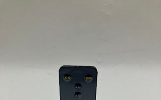 LUMINARA 2-PACK FLAMLESS CANDLE, HEIGHT 5" & 7" - RUST - Like New