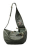 NOAH & PAW DOG SLING CARRIER, 5-18LB, MACHINE WASHABLE - DARK GREEN - Like New