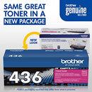 Brother Genuine TN436M Super High Yield Toner Cartridge, Magenta - Like New