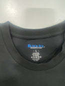 BLACK ICE PLAIN SHORT SLEEVES T-SHIRT, SIZE: MEN L - BLACK - Brand New