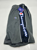 CHAMPION MEN'S SPORT FLEXIBLE SHORT - SIZE: MEN L - BLACK/GRAY - Brand New