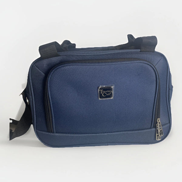 TRAVELERS CLUB LUGGAGE BOARDING CARRY ON TOTE NAVY BLUE - NAVY BLUE - Like New