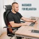 ChillMatix Seat Massager Chair 5 Massage Modes 6 Vibrating Cushion Motors - Brand New