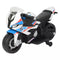 BEST RIDE ON CARS 12V BMW MOTORCYCLE POWERED RIDE-ON - WHITE - Brand New