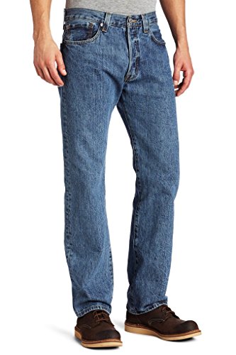 LEVI'S MEN'S 501 ORIGINAL FIT JEANS - SIZE 36X36 - MEDIUM STONEWASH - Like New