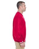 ULTRA CLUB ULTRACLUB UC MENS LS V-NECK WINDSHIRT - SIZE: MEN S - RED - Like New