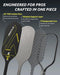 GENTLE BOOMS SPORTS GBS PICKLEBALL PADDLE 3K RAW T700 CARBON FIBER 14MM - Like New