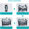 PAMO BABE PORTABLE CRIB FOR , PORTABLE PLAYPEN WITH DETACHABLE BASSINET - BLUE - Like New