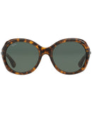 RAY BAN RAY-BAN WOMEN'S SUNGLASSES, RB4191 710/71 57MM - TORTOISE/GREEN - Like New
