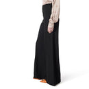 DEE OCLEPPO WOMEN'S ANNA HIGH RISE PULL ON PIN TUCK PANT STANDARD BLACK M - Brand New