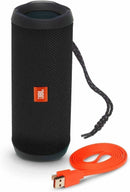 JBL Flip 4 Waterproof Portable Durable Bluetooth Speaker JBLFLIP4BLKAM Black Like New