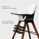 GAIVE 8 in 1 Convertible Wooden High Chair, Easy to Clean - White - Like New
