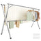 SONGMICS ULLR903E01 CLOTHES DRYING RACK, 56.3-93.7" Extendable, Dove Gray - Like New