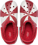CROCS CLASSIC HOLIDAY CLOG MEN'S 7 WOMEN'S 9 CANDY CANE RED/WHITE - Brand New