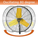 HiCFM 24" Oscillating Wall Fan 8900 CFM High Velocity Industrial Wall Mounted - Brand New