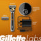 GILLETTELABS HEATED RAZOR STARTER KIT 1 HANDLE 2 BLADE REFILLS 1 DOCK - BLACK - Like New