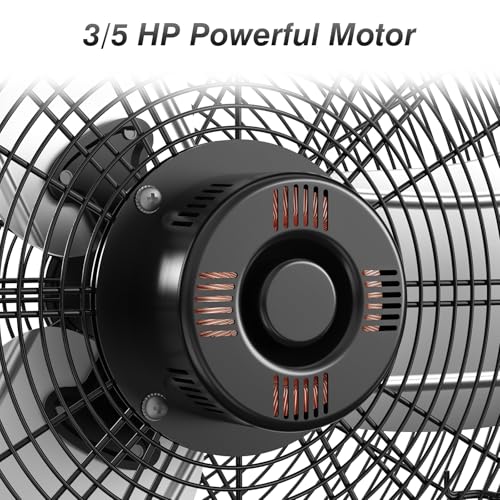 CCGIRU HIGH VELOCITY INDUSTRIAL DRUM FAN 36" SFDC-900F - BLACK - Like New