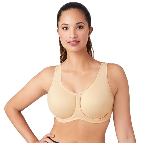 855170 WACOAL WOMEN'S SPORT FULL FIGURE UNDERWIRE BRA SAND 40DDD - Brand New