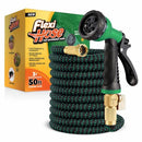 Flexi Hose with 8 Function Nozzle, 50FT - Lightweight Expandable Hose - Like New