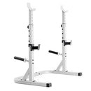 WEIDER GYM SQUAT RACK, 32.5"D x 49.5"W x 63"H - PLATINUM - Like New
