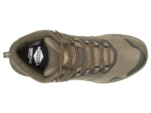 J005053 MERRELL MEN'S NOVA 3 TACTICAL MID WATERPROOF BOOT SIZE 9.5 DARK OLIVE - Like New