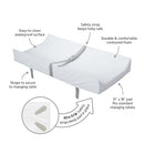 MUNCHKIN SECURE GRIP BABY DIAPER CHANGING PAD MK0068 - WHITE - Brand New
