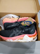 ASICS GT-2000 11 WOMEN'S RUNNING SHOES - SIZE: WOMEN 11 - BLACK/PURE SILVER - Like New
