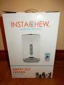 INSTACHEW SMART PET FEEDER FOR CATS AND DOGS - WHITE - Like New
