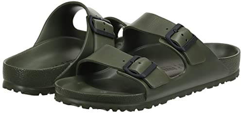 BIRKENSTOCK ARIZONA EVA SANDALS MEN 13 (AU/UK M11.5, EU M46) - KHAKI - Like New