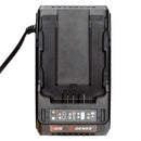 SENIX 58 VOLT MAX LITHIUM ION BATTERY CHARGER POWER STATION - BLACK - Like New