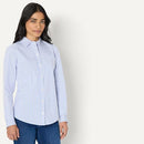 Amazon Essentials Women's Regular-Fit Stretch Poplin Button-Up Dress Shirt - Brand New