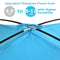 COMMOUDS Beach Tent Sun Shade 3/4-5/6-7/8-10 Person, UPF 50+ Sandbox Blue - Like New